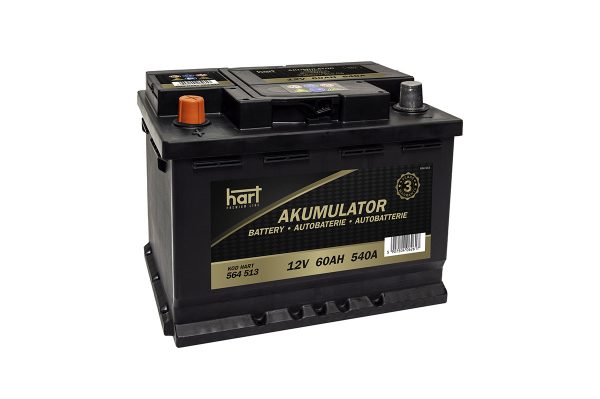 Akumuliatorius Hart Premium 60Ah 540A