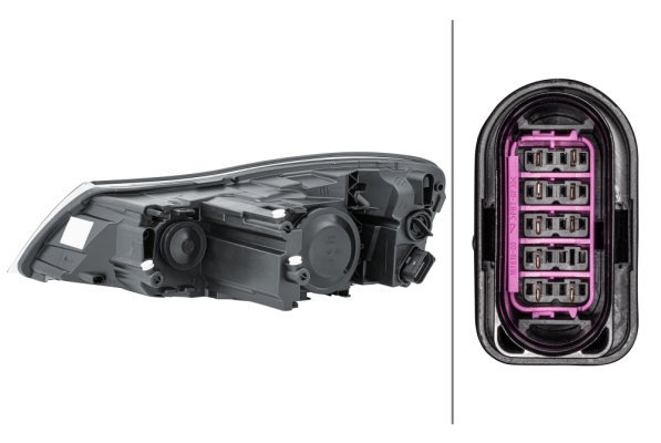 Priekinis žibintas Škoda Octavia II dešinė..
