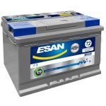 Akumuliatorius Esan 72Ah 760A Start-Stop EFB